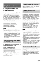 Preview for 23 page of Sony HT-S100F Operating Instructions Manual