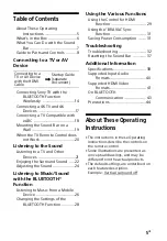 Preview for 5 page of Sony HT-X8500 Operating Instructions Manual