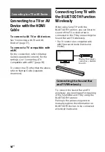 Preview for 14 page of Sony HT-X8500 Operating Instructions Manual