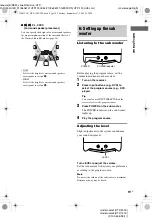 Preview for 15 page of Sony HTP-1200 Operating Instructions Manual