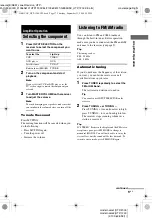 Preview for 17 page of Sony HTP-1200 Operating Instructions Manual