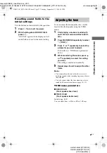 Preview for 27 page of Sony HTP-1200 Operating Instructions Manual