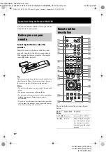 Preview for 30 page of Sony HTP-1200 Operating Instructions Manual