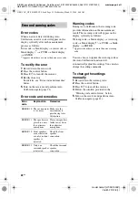 Preview for 22 page of Sony HTSS1000P. Operating Instructions Manual