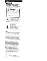 Preview for 4 page of Sony HVL-20DW2 Operating Instructions Manual