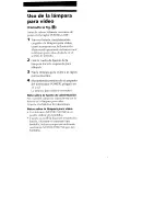 Preview for 22 page of Sony HVL-20DW2 Operating Instructions Manual