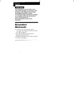 Preview for 24 page of Sony HVL-20DW2 Operating Instructions Manual