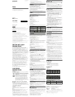 Preview for 2 page of Sony HVL-F20M Operating Instructions Manual