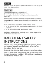 Preview for 2 page of Sony HVL-F32M Operating Instructions Manual