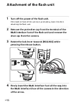 Preview for 16 page of Sony HVL-F32M Operating Instructions Manual