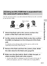 Preview for 33 page of Sony HVL-F32M Operating Instructions Manual