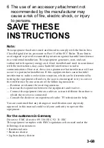 Preview for 3 page of Sony HVL-F32X Operating Instructions / Manual de instrucciones / Mode d’emploi Operating Instructions Manual