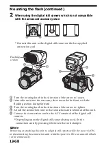 Preview for 12 page of Sony HVL-F32X Operating Instructions / Manual de instrucciones / Mode d’emploi Operating Instructions Manual