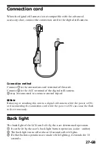 Preview for 27 page of Sony HVL-F32X Operating Instructions / Manual de instrucciones / Mode d’emploi Operating Instructions Manual