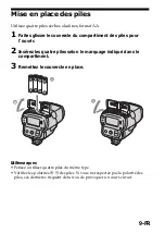 Preview for 37 page of Sony HVL-F32X Operating Instructions / Manual de instrucciones / Mode d’emploi Operating Instructions Manual