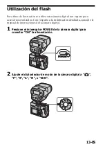 Preview for 69 page of Sony HVL-F32X Operating Instructions / Manual de instrucciones / Mode d’emploi Operating Instructions Manual