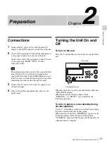 Preview for 21 page of Sony HVO-500MD Instructions For Use Manual