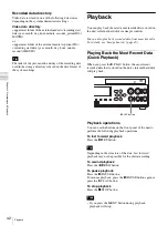 Preview for 42 page of Sony HVO-500MD Instructions For Use Manual