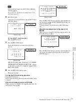 Preview for 71 page of Sony HVR-1500A Operating Instructions Manual