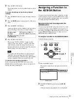 Preview for 91 page of Sony HVR-1500A Operating Instructions Manual