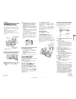 Preview for 11 page of Sony HVR-Z1N Operating Instruction