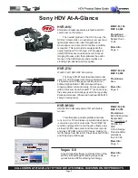 Preview for 2 page of Sony HVRM10U - Professional Video Cassete recorder/player Sales Manual