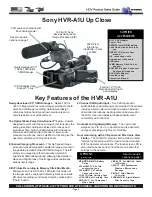 Preview for 3 page of Sony HVRM10U - Professional Video Cassete recorder/player Sales Manual