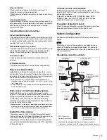 Preview for 5 page of Sony HXC-100 Operating Instructions Manual