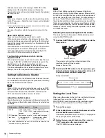 Preview for 16 page of Sony HXC-100 Operating Instructions Manual