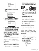 Preview for 17 page of Sony HXC-100 Operating Instructions Manual