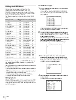 Preview for 24 page of Sony HXC-100 Operating Instructions Manual