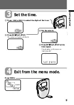 Preview for 9 page of Sony ICD-37 - Ic Recorder Operating Instructions Manual