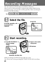 Preview for 10 page of Sony ICD-37 - Ic Recorder Operating Instructions Manual