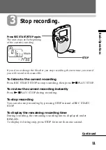 Preview for 11 page of Sony ICD-37 - Ic Recorder Operating Instructions Manual