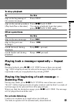 Preview for 15 page of Sony ICD-37 - Ic Recorder Operating Instructions Manual