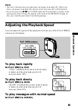 Preview for 19 page of Sony ICD-37 - Ic Recorder Operating Instructions Manual