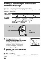 Preview for 20 page of Sony ICD-37 - Ic Recorder Operating Instructions Manual