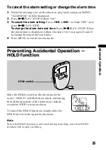 Preview for 25 page of Sony ICD-37 - Ic Recorder Operating Instructions Manual