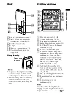 Preview for 43 page of Sony ICD-R100 Operating Instructions  (primary manual) Operating Instructions Manual