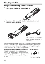 Preview for 6 page of Sony ICD-SX25 - Icd Recorder Operating Instructions Manual