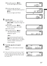 Preview for 9 page of Sony ICD-SX25 - Icd Recorder Operating Instructions Manual