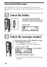 Preview for 18 page of Sony ICD-SX25 - Icd Recorder Operating Instructions Manual