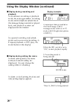 Preview for 24 page of Sony ICD-SX25 - Icd Recorder Operating Instructions Manual