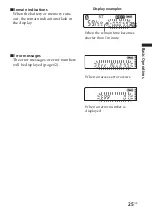 Preview for 25 page of Sony ICD-SX25 - Icd Recorder Operating Instructions Manual