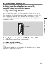 Preview for 29 page of Sony ICD-SX25 - Icd Recorder Operating Instructions Manual