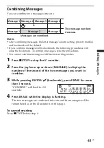 Preview for 41 page of Sony ICD-SX25 - Icd Recorder Operating Instructions Manual