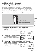 Preview for 43 page of Sony ICD-SX25 - Icd Recorder Operating Instructions Manual