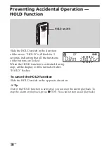 Preview for 50 page of Sony ICD-SX25 - Icd Recorder Operating Instructions Manual