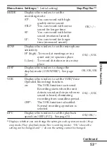 Preview for 53 page of Sony ICD-SX25 - Icd Recorder Operating Instructions Manual