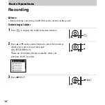 Preview for 18 page of Sony ICD-UX200 - Digital Flash Voice Recorder Operating Instructions Manual